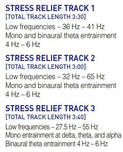 stress relief tracks 1